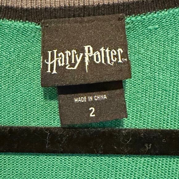 Harry Potter Licensed Slytherin 3X Button Cardigan - Picture 2 of 4